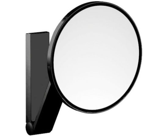 Keuco spogulis iLook_move, 5x palielina, d=212 mm, brushed black chrome Vannas istabas spoguļi