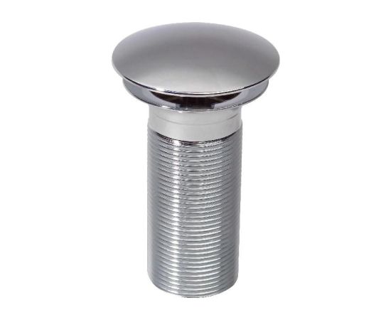 Wirquin izplūde ar dekoratīvo vāciņu, 1¼ , h=100 mm, hromēts misiņš Cифоны