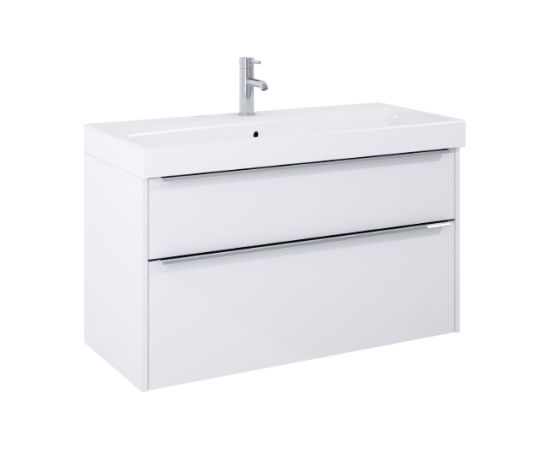 Jika izlietnes un skapīša komplekts Pure, 1000x418 mm, h=540 mm, 2A, spīdīgs balts Izlietnes skapis