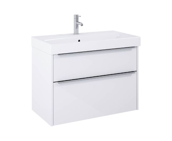 Jika izlietnes un skapīša komplekts Pure, 800x418 mm, h=540 mm, 2A, spīdīgs balts Izlietnes skapis
