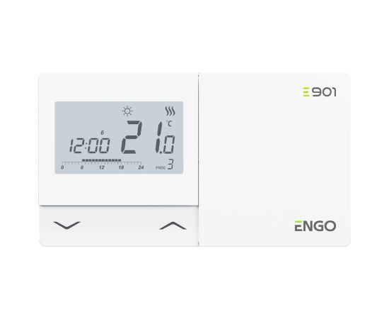 Engo programmējams vadu termostats E901 Silto grīdu sistēmas