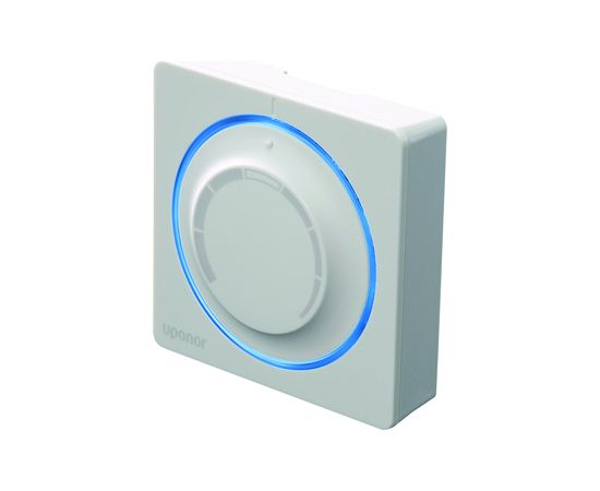 Uponor Smatrix Wave bezvadu termostats ar skalu T-165 POD, sensora pieslēgums Silto grīdu sistēmas