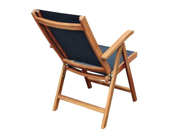 Krēsls FABIOLA melns Dārza galdi