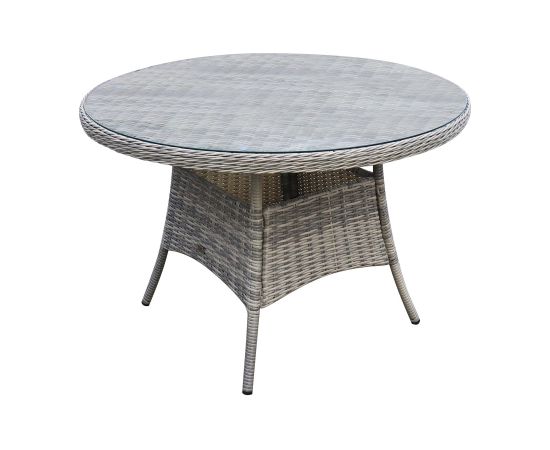 Table TRENTO D110xH73cm, light grey Dārza galdi