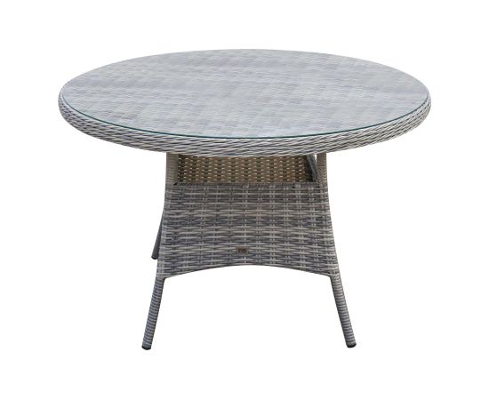 Table TRENTO D110xH73cm, light grey Dārza galdi