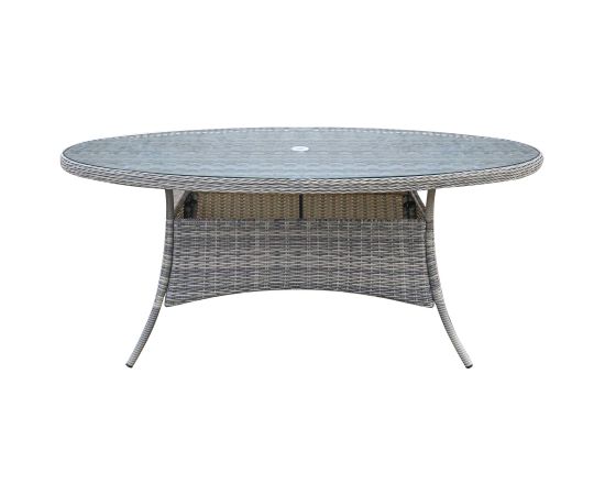 Table TRENTO 180x100xH73cm, light grey Dārza galdi