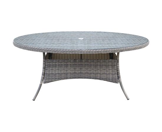 Table TRENTO 180x100xH73cm, light grey Dārza galdi