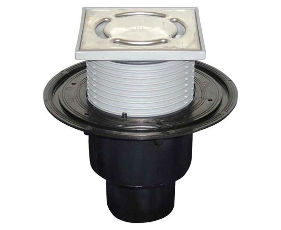 HL traps DN50/75/100 "Primus", 123x123mm, vert., Kanalizācijas Trapi