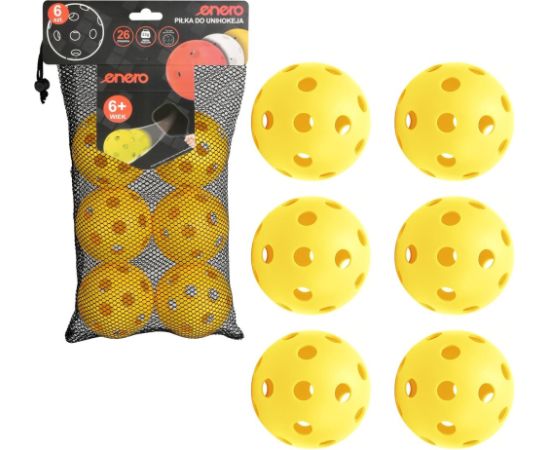 PIŁKA UNIHOC MECZOWA ŻÓŁTA ENERO 6SZT Велосипеды