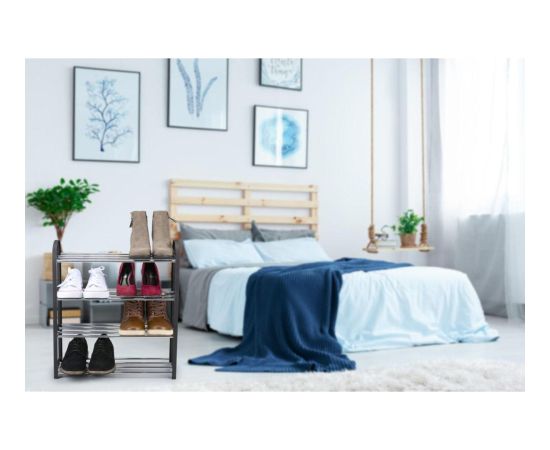 PÓŁKI REGAŁ NA BUTY 4 POZIOMY ALPINA Новинки Для дома и сада 