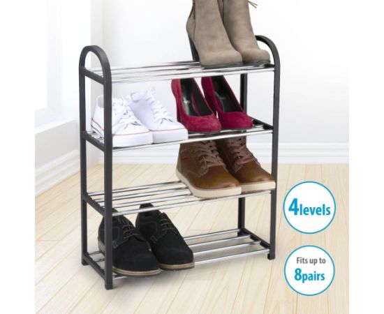 PÓŁKI REGAŁ NA BUTY 4 POZIOMY ALPINA Новинки Для дома и сада 