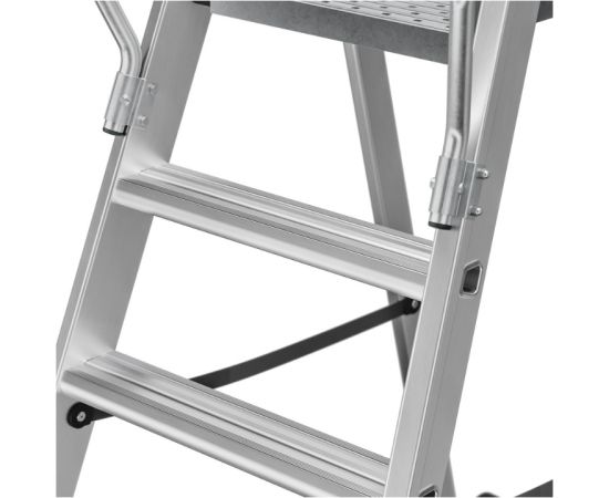 Hailo Мобильная лестничная платформа Master P80 / алюминиевая / 7 ступеней Лестницы / подмости