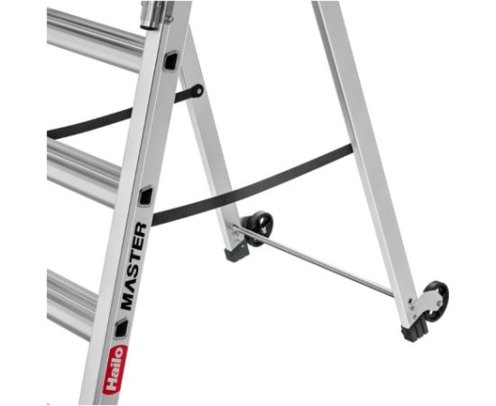 Hailo Мобильная лестничная платформа Master P80 / алюминиевая / 5 ступеней Лестницы / подмости