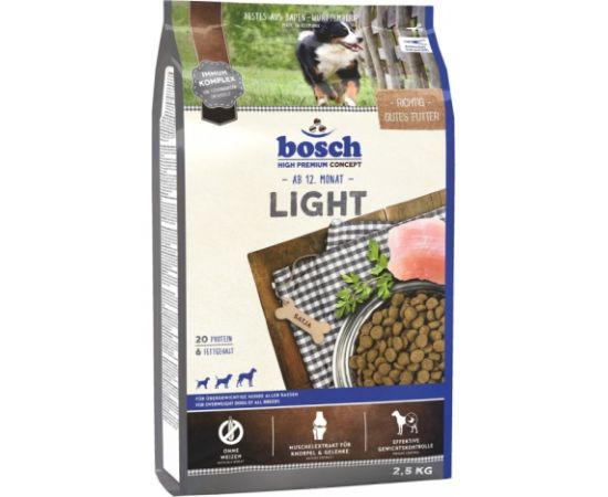 BOSCH Light - dry dog food - 2,5 kg Suņu barība