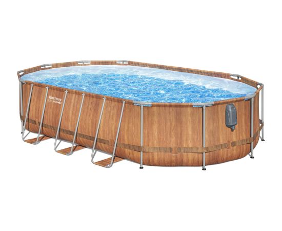 Bestway 56719 Power Steel Frame Pool 610 x 366 x 122 cm Baseini