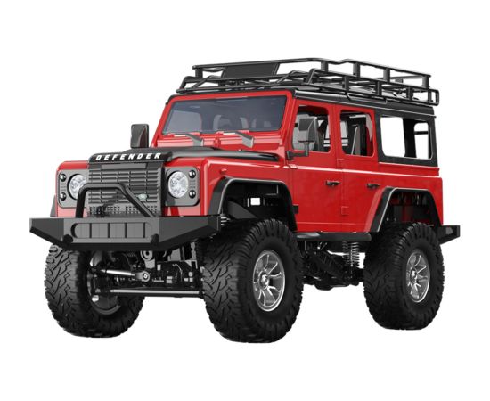 Remote Controlled Off-Road Vehicle RC Land Rover Defender 90 Red 1:14 Radio vadāmās rotaļlietas (RC)