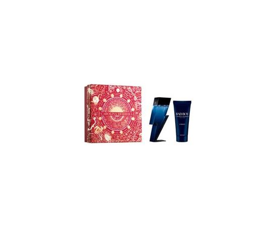 Carolina Herrera Bad Boy Cobalt Électrique Gift set EDP 100 ml and shower gel 100 ml 100ml Dāvanu komplekti