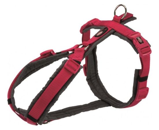 Trixie Szelki trekkingowe Premium, S: 36–44 cm/15 mm, fuksja/grafitowe Citas preces