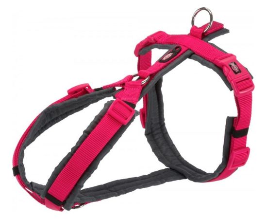 Trixie Szelki trekkingowe Premium, S: 36–44 cm/15 mm, fuksja/grafitowe Citas preces