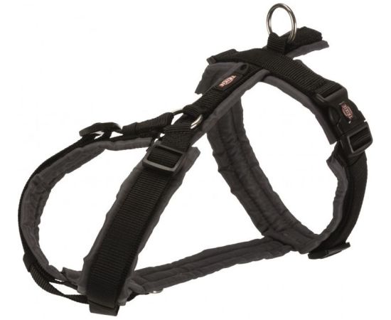 Trixie Szelki trekkingowe Premium, XL: 80–97 cm/25 mm, czarne/grafitowe Citas preces