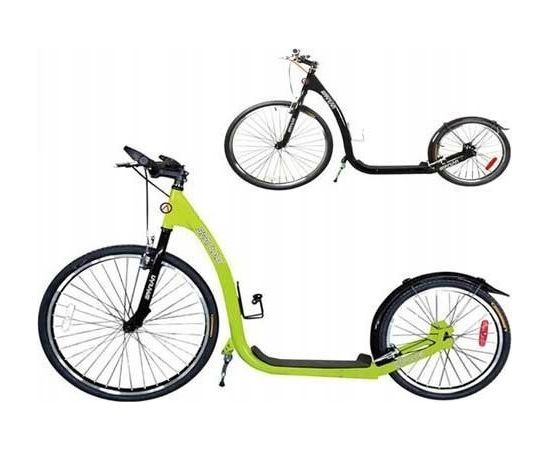 Hulajnoga Hulajnoga Rowerowa Zielona Koła 26/20" Jaunumi - Sports