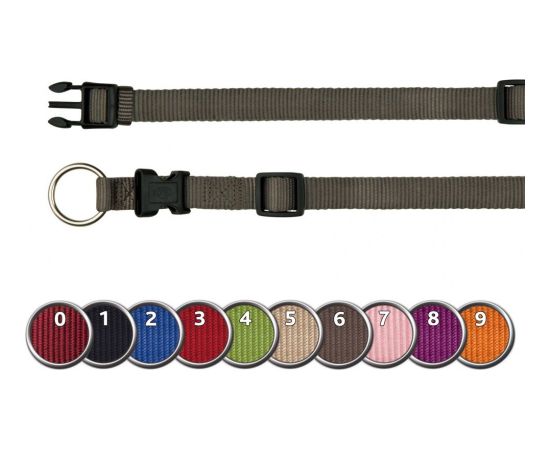 Trixie OBROŻA NYLON 40-65cm/25mm CZERWONA Citas preces