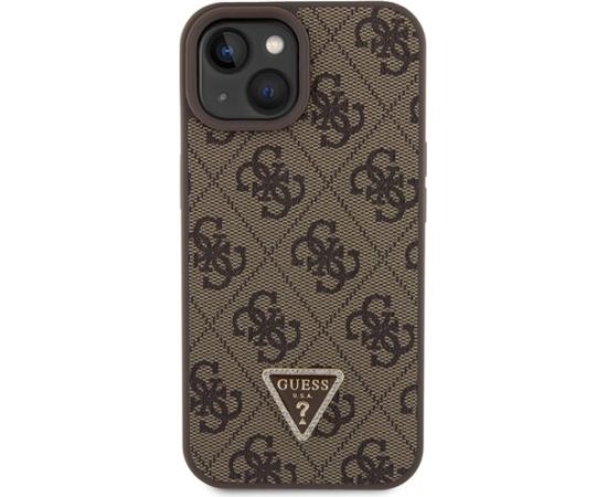 Guess Crossbody 4G Metal Logo Back Case Aizsargapvalks Priekš Apple iPhone 15 Plus Neoriģinālie Maciņi