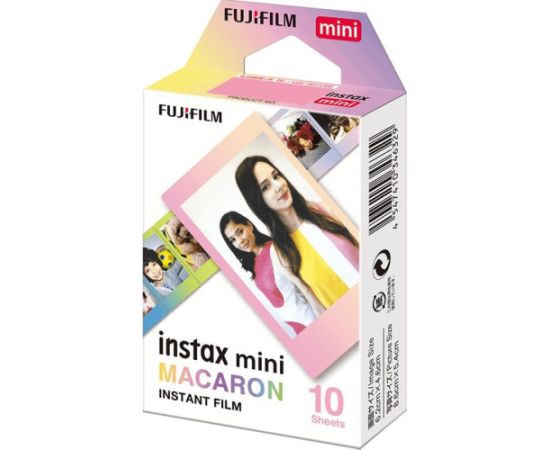 Fujifilm Instax Mini MACARON  film, 10 pcs - Photopaper Foto ķīmija un papīrs 