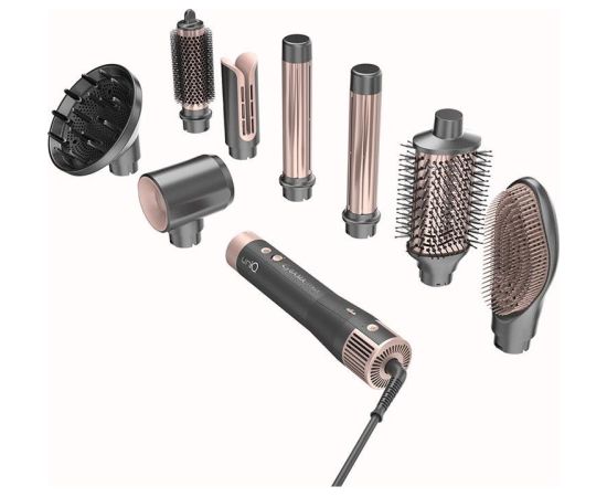 GA.MA Vibrance UniQ, 1500 W, dark grey/pink - Multistyler Matu veidotāji