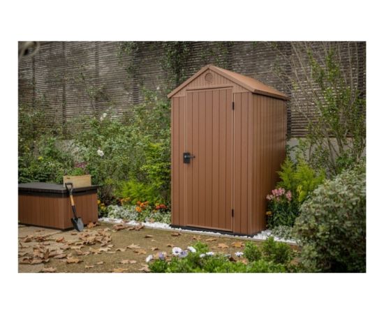Keter Dārza šķūnis Darwin 4x4 brūns Dārza šķūņi  un uzglabāšana