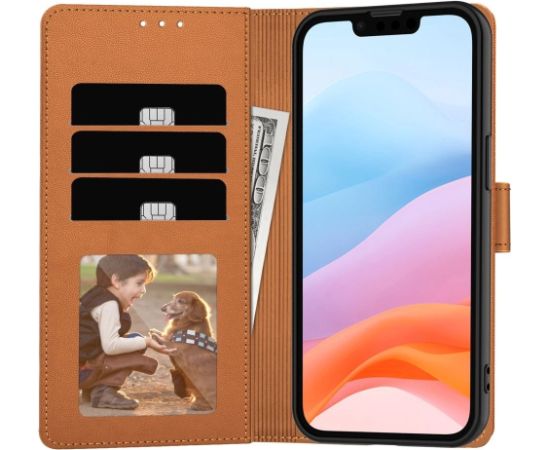 Case Fancy Wallet Samsung S942 S26 brown Neoriģinālie Maciņi