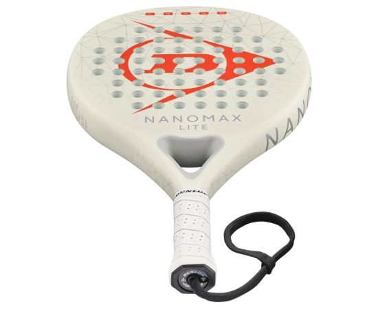 Padel bat Dunlop NANOMAX LITE 350g White Galda teniss