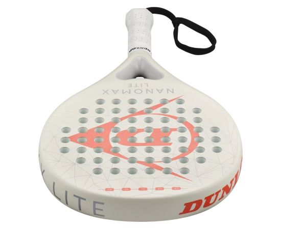 Padel bat Dunlop NANOMAX LITE 350g White Galda teniss