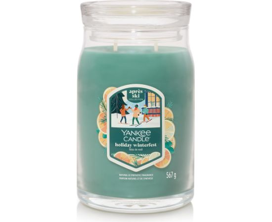 Yankee Candle Signature Holiday Winterfest 567g Telpu aromāti