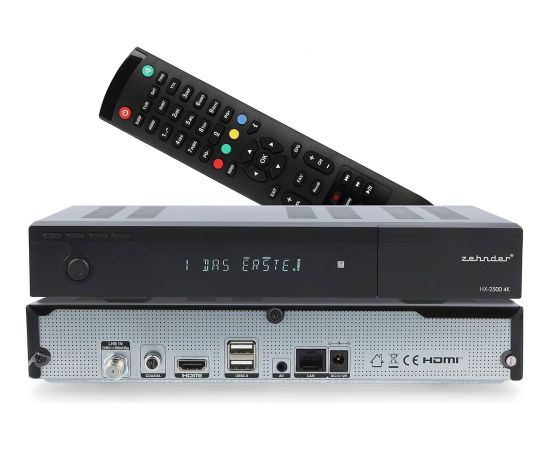 Zehnder DVB-S2 HX-2500 VFD 4K Satelīttelevīzijas un TV uztvērēji