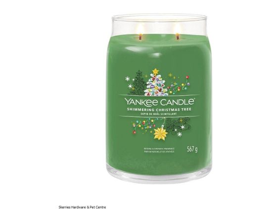 Yankee Candle Signature Shimmering Christmas Tree 567g Telpu aromāti