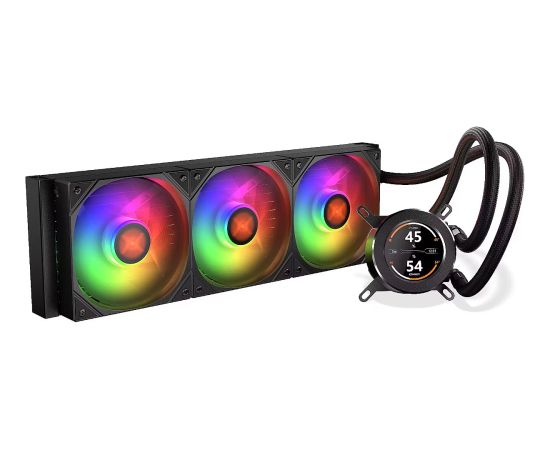 Krux HydroGlance 360 ARGB LCD Procesoru dzesēšana