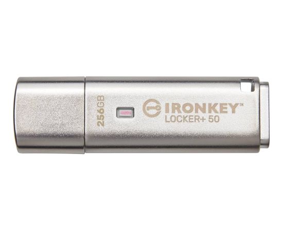 Kingston IronKey Locker+ 50 256GB USB 3.0 USB Flash atmiņas