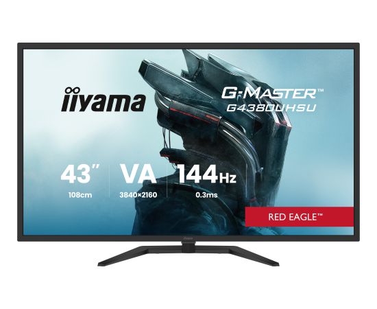 iiyama G-Master G4380UHSU-B2 Red Eagle - 144Hz | 4K | VA | 42.5" Monitori