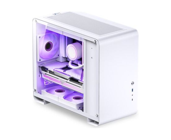 Jonsbo U4 Mini, Tempered Glass - white Micro Tower Datoru korpusi