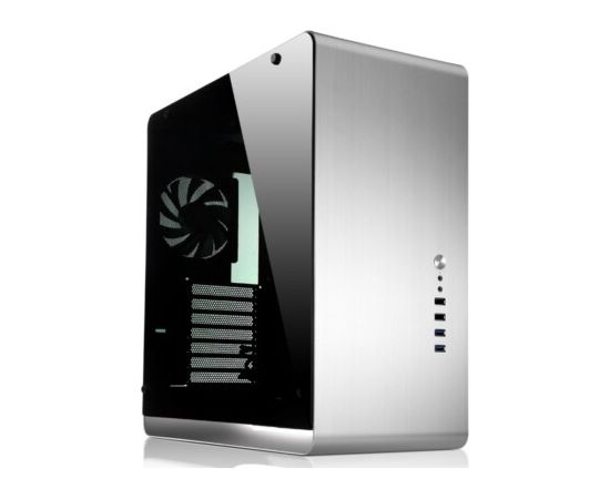Jonsbo UMX4 Midi-Tower, Tempered Glass - silver Datoru korpusi