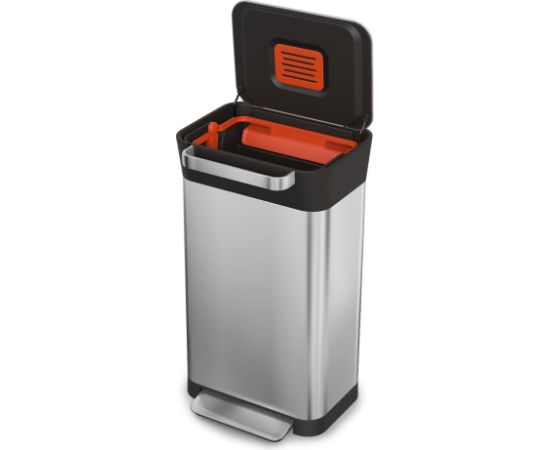 Atkritumu tvertne Bin Joseph Joseph Intelligent Waste Titan Silver 30L Atkritumu tvertnes