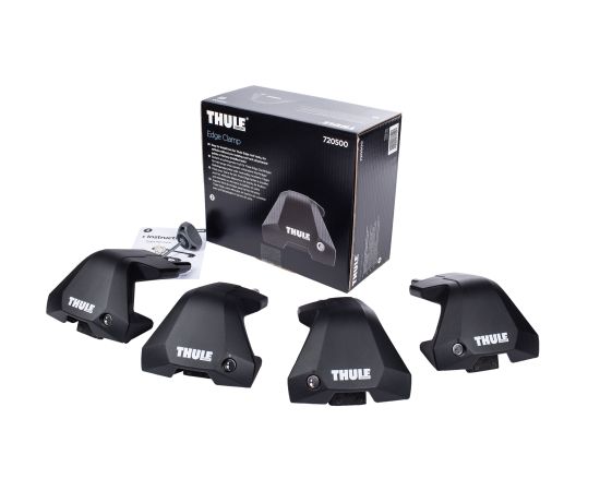 Thule Edge Clamp 4-pack melna atbalstu pēdas Jumta bagažnieku atbalsta pēda