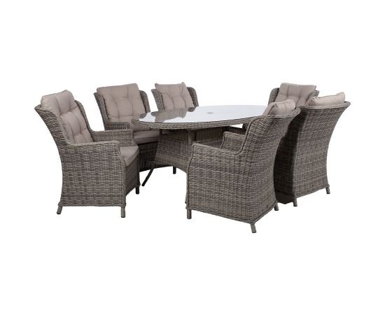 Garden furniture set TRENTO table and 6 chairs Dārza galdi