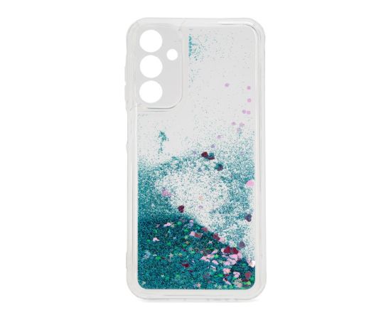 iLike Samsung  Galaxy A15 Silicone Case Water Glitter Blue Чехлы - альтернативные