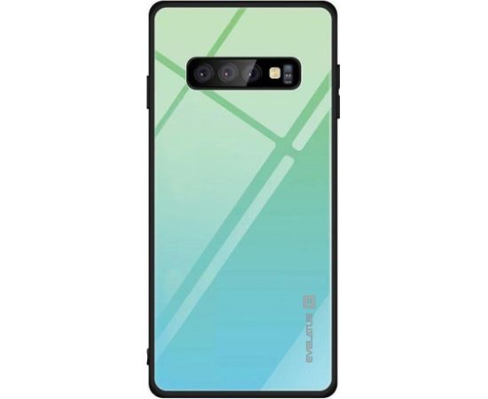 Evelatus Samsung  A20 Gradient Glass Case 6 Lagoon Neoriģinālie Maciņi