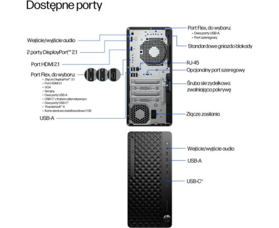 HP EliteDesk 8 Tower G1i Ultra 7 265 16GB DDR5 56000 SSD1TB Arc W11Pro 3Y OnSite Personālie datori