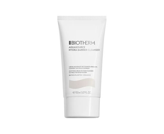 Biotherm Aquasource Hydra Barrier Cleanser - Čisticí krém na obličej 150ml Ķermeņa kosmētika