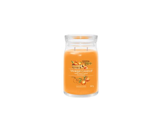 Yankee Candle Farm Fresh Peach Signature Candle (farm fresh peach) 567.0g Telpu aromāti