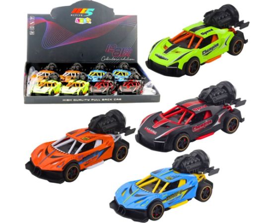 Leantoys Autko Sportowe Z Napędem Światła Dźwięki Efekt Dymny Mix EDUKAMP Новости - Детские товары